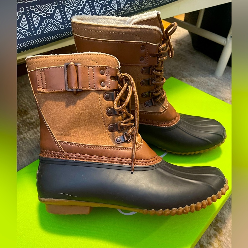 JBU brand duck boots